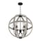 Quoizel Carlisle Pendant 6 Lights Grey Ash CAL3528GK - alternate 3